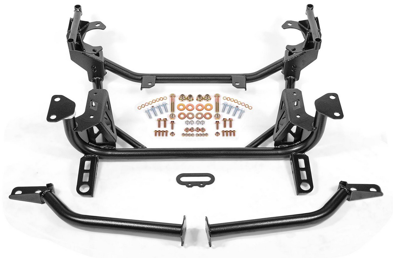 BMR Tubular K-Member - Street Version - Black (2015 - 2026 Mustang) KM760H