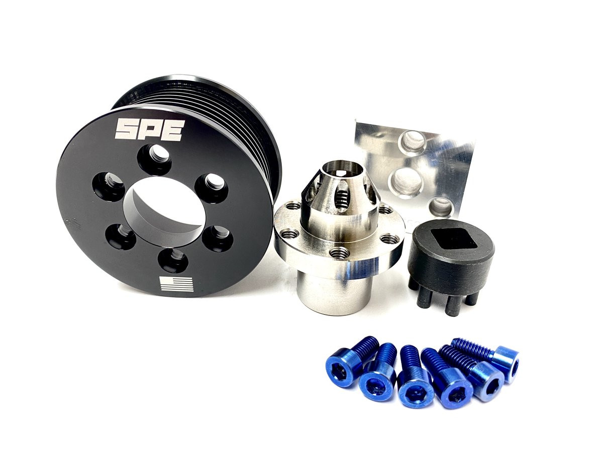 SPE Pulley Kit w/ Stainless Steel Hub & Tools (2020-2022 Shelby GT500) SPE-P200102