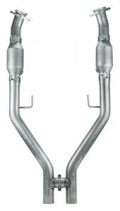 Pypes H-Pipe w/ High Flow Catalytic Converters EPA Compliant (2005 - 2010 Ford Mustang) - HFM55E