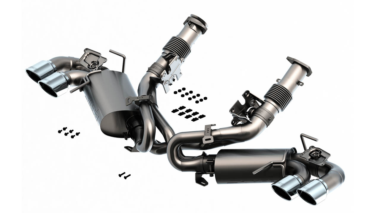 Borla Cat-Back Exhaust System - S-Type - Polished Tips (2020 - 2026 Corvette C8 - NPP Valves) 140838