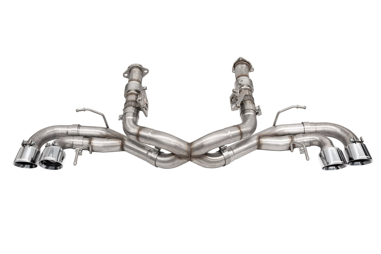 Corsa 3" Cat-Back Exhaust - 4.5" Polished Pro-Series Tips (2020 - 2026 Corvette C8 - No NPP) 21102
