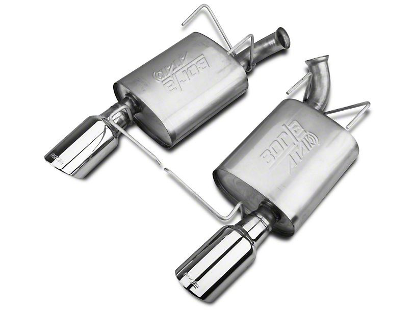 Borla Axle-Back Exhaust - ATAK - Polished (2011 - 2014 Mustang V6) 11792