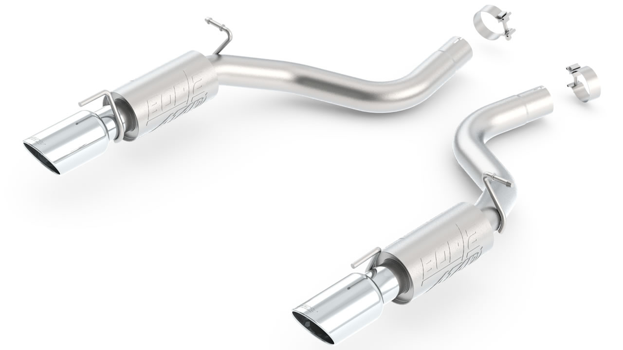 Borla Axle-Back Exhaust - ATAK - Polished Tips (2012 - 2014 300 SRT-8 / 2012 - 2014 Charger SRT-8) 11833