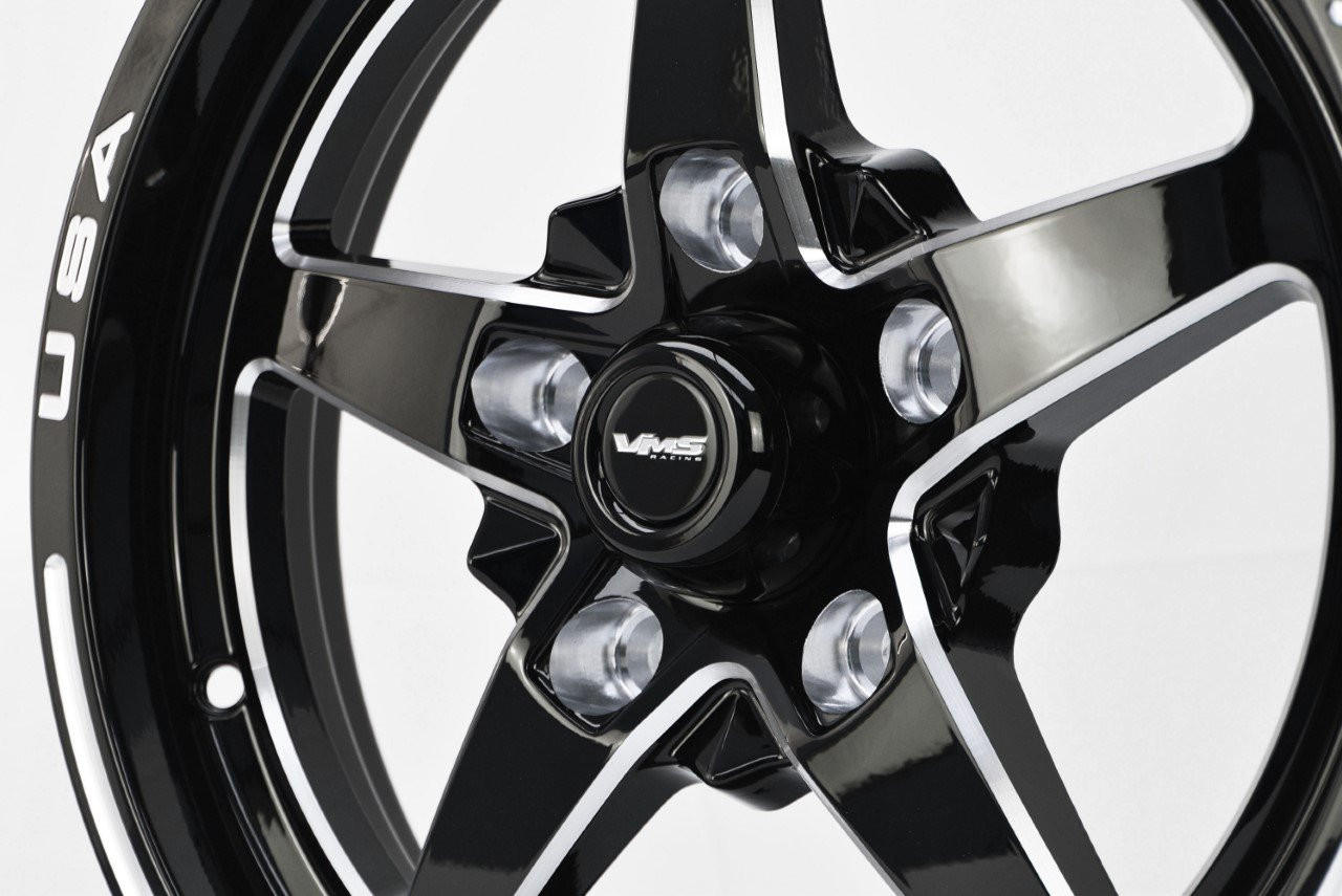 VMS 15x3.5 Front Street Drag Race Wheel 5x120.7 VWST055
