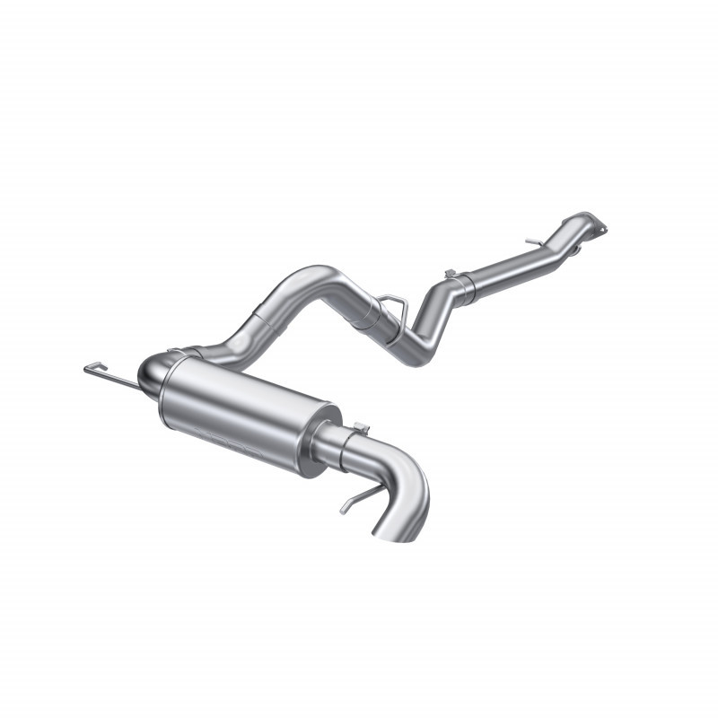 MBRP Armor Pro 3" Catback Exhaust Street Profile Single High Clearance Rear Exit (2021 - 2026 Bronco 2.3 / 2.7) S5237304