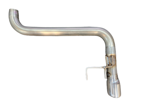 MRT King of the Hill Axle-Back Exhaust Single Polished Tip (2021+ Bronco) 90R234