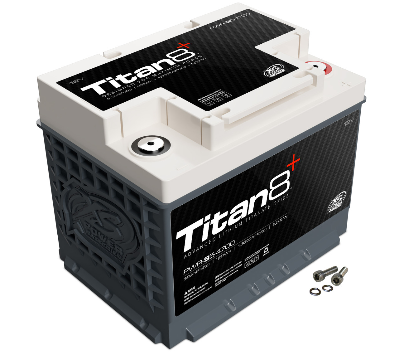 XS Power 2015-2023 Mustang PWR-S5-4700Titan8+ Lithium 12V Battery
