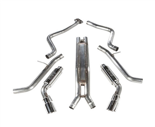 MRT Version 1 Catback Exhaust w/DMW Polished Tips (2016-2022 Camaro V6) 92U800