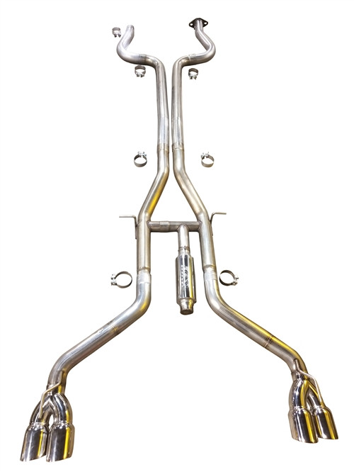 MRT Cat Back Exhaust - Version 3 - Quad Tips (2016 - 2024 Camaro SS) 92U844