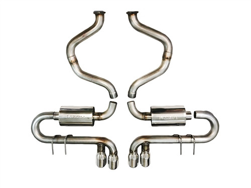 MRT Sport Touring Axle Back Exhaust (1997 - 2004 C5 Corvette) 91B101