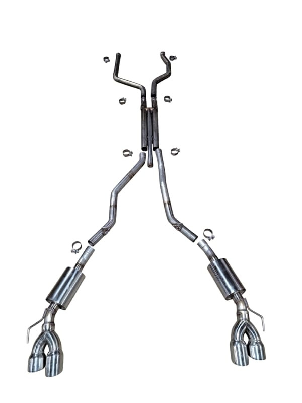 MRT Sport Touring Cat Back Exhaust - Quad Tips (2020 - 2026 Explorer ST) 90R229