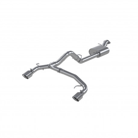 MBRP Armor Pro 3" Catback Exhaust Tour Profile Dual Split Rear Exit (2021 - 2026 Bronco 2.3 / 2.7) S5241304