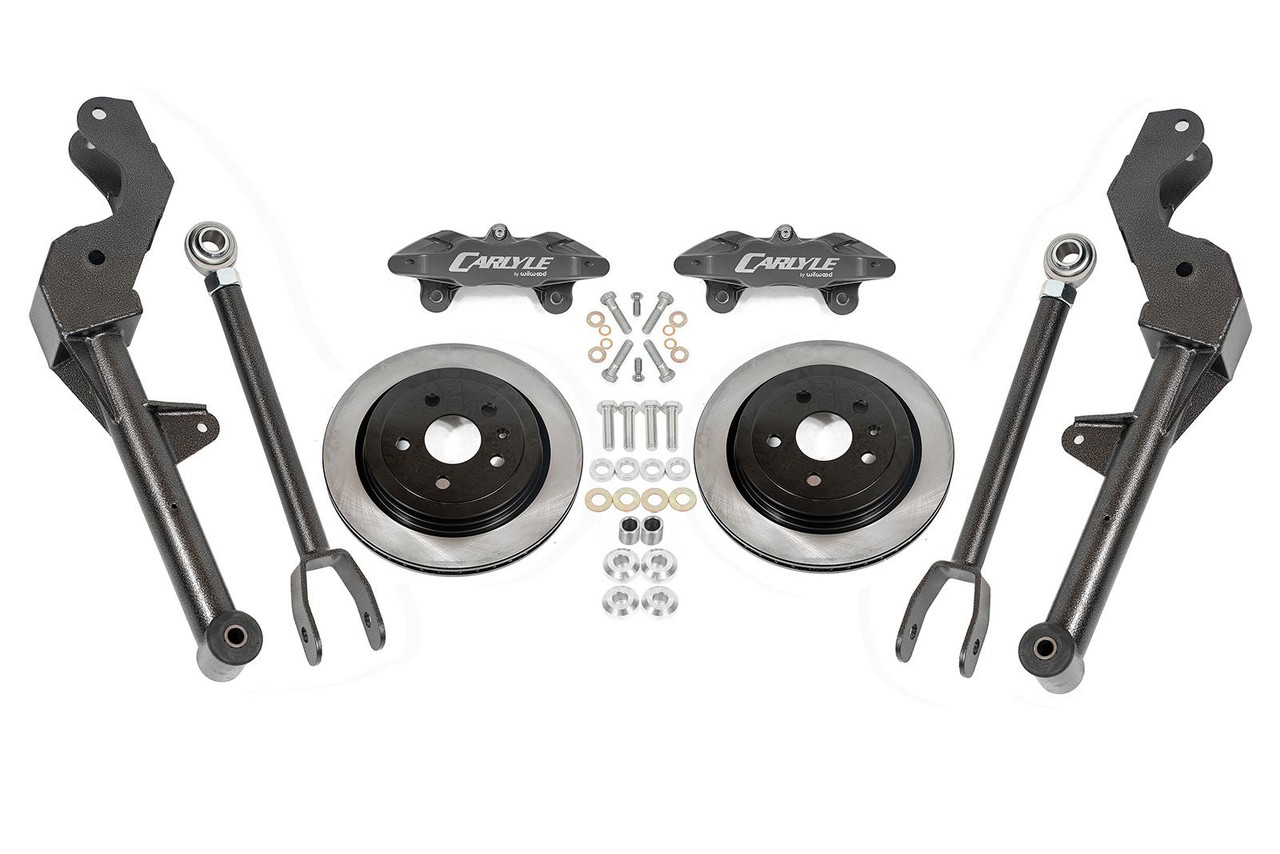 Carlyle by BMR 15" Conversion Kit w/ Rear Suspension Package - Solid Rotors - Black Calipers (2008 - 2009 G8 / 2014 - 2017 SS) DRP300H