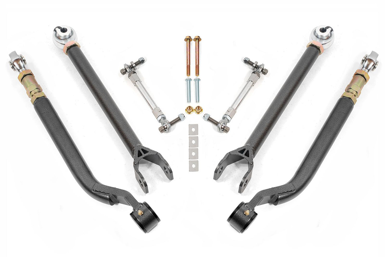 Carlyle by BMR Rear Suspension Kit for 15" Conversion - Black (2008 - 2023 Challenger / 2006 - 2023 Charger / 2005 - 2023 300) RSK119H