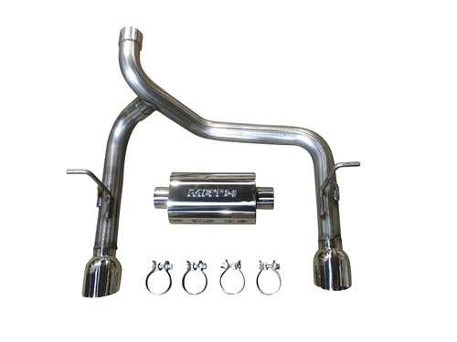 MRT Trail Rated Axle Back Exhaust (2018 - 2026 Wrangler JL 4DR) 90R139