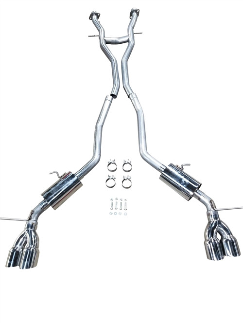 MRT Street Race Cat  Back Exhaust (2012 - 2021 Grand Cherokee Summit 5.7L) 92P115