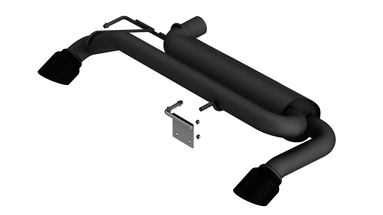 Borla Axleback Exhaust System - S-Type - Black Tips (2021 - 2026 Bronco 2.3L) 11974CB