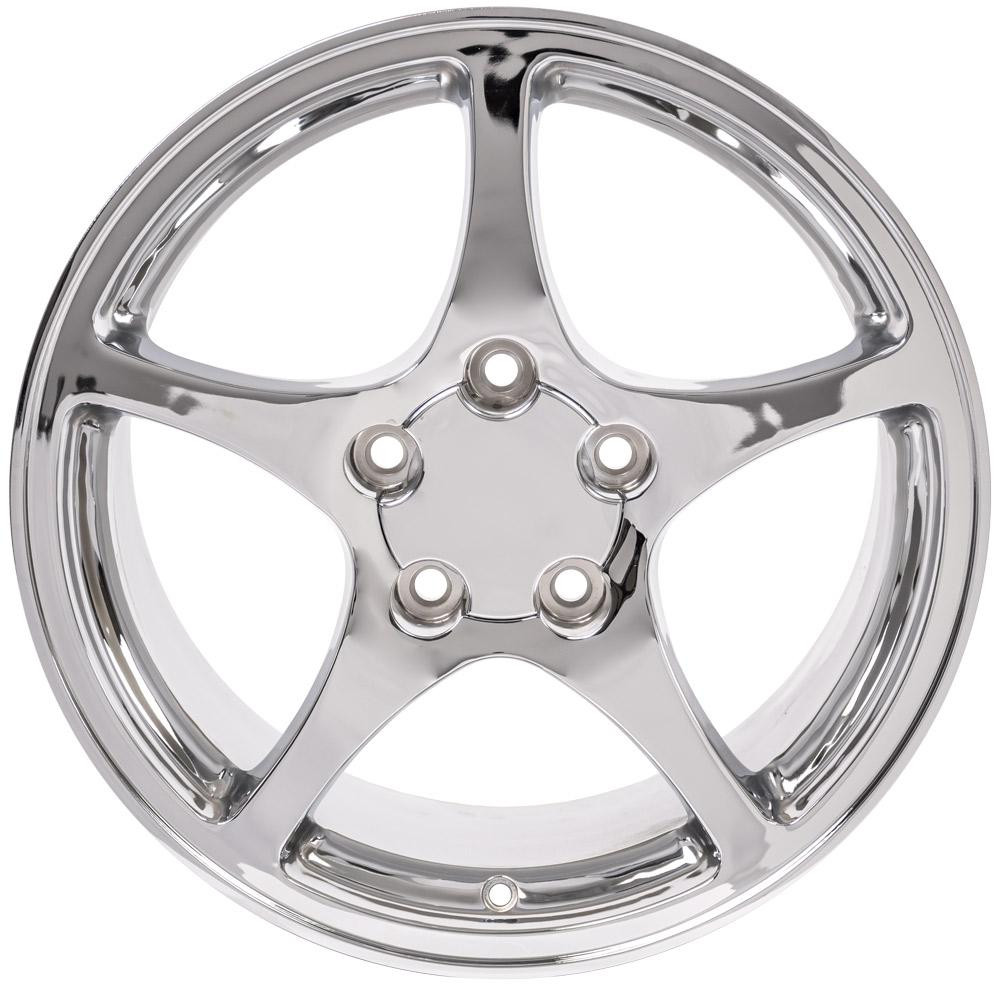 Replica CV05 17x8.5 Chrome Wheel (1993-2002 Camaro/Firebird) CV05-17085-5475-58C