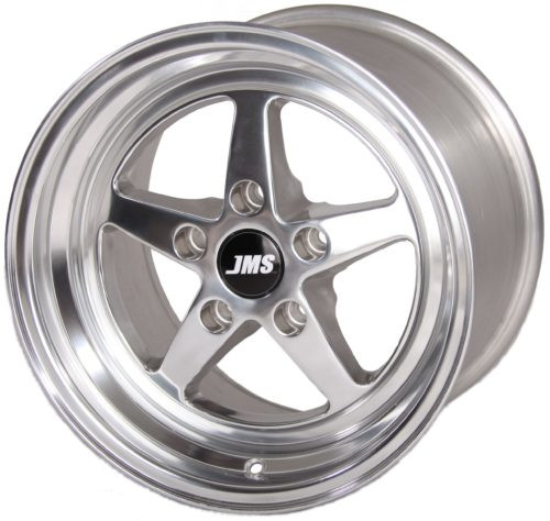 JMS 18 x 5 Avenger Front Wheel Polished (1994-2022 Mustang GT/V6