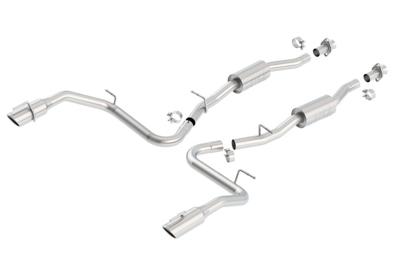 Borla Catback Exhaust System - S-Type - Polished Tips (1999 - 2004 Mustang SVT Cobra) - 140052