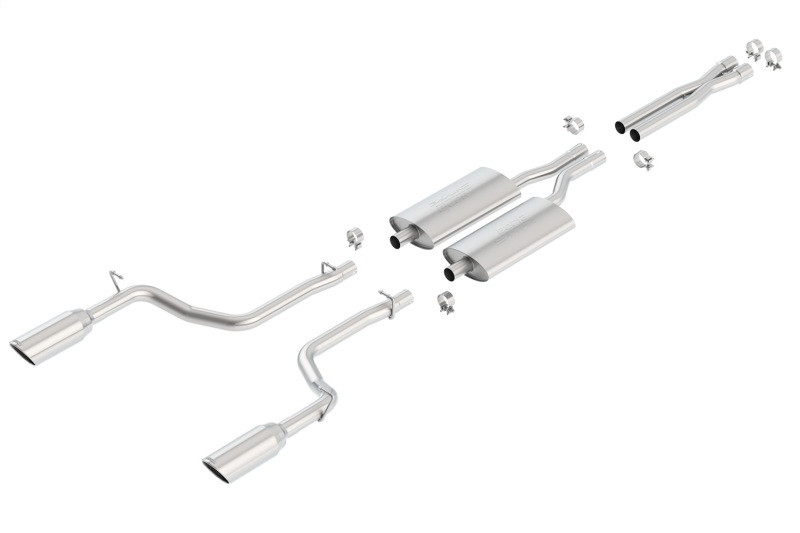 Borla Catback Exhaust System - S-Type - Polished Tips (2005 - 2010 Charger R/T / 2005 - 2008 Magnum R/T) 140125