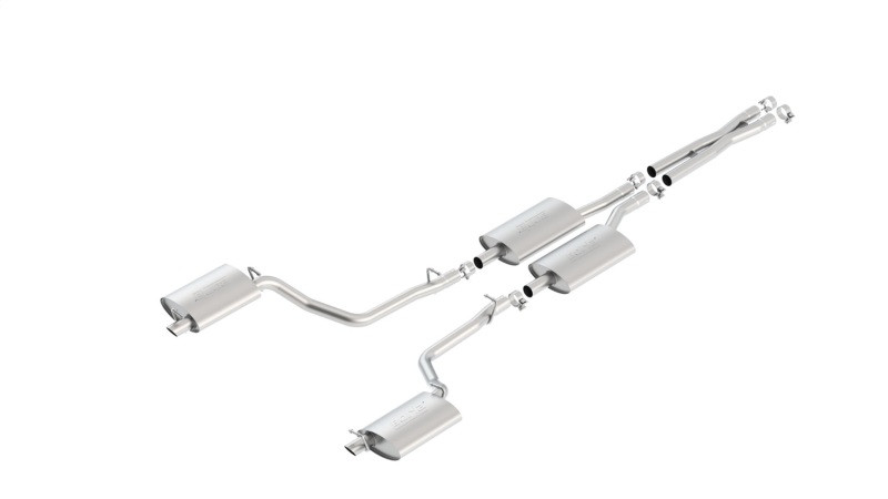 Borla Catback Exhaust System - S-Type - No Tips (2011 - 2014 Charger V6 / 2011 - 2014 300 V6) 140448