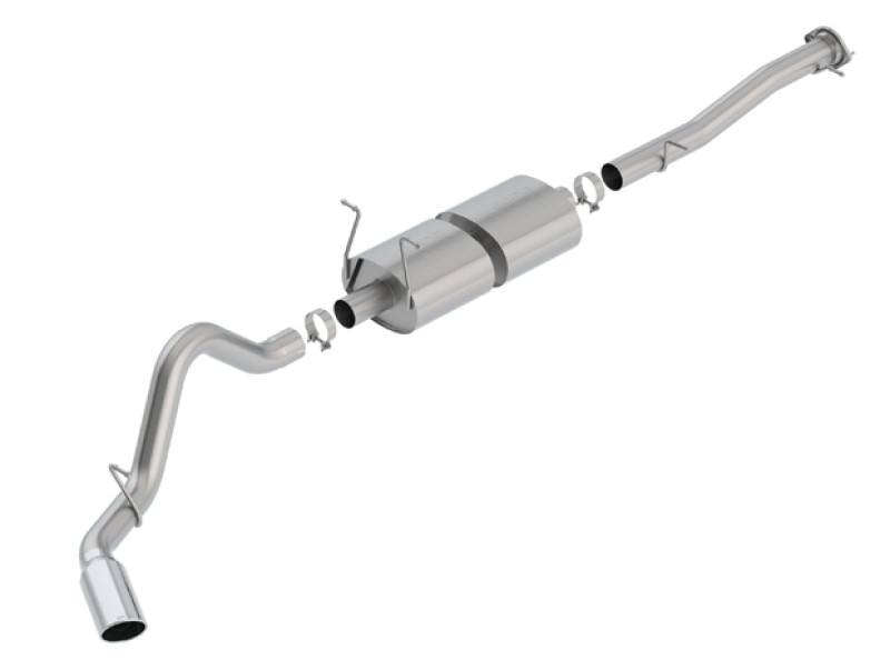 Borla Catback Exhaust System - S-Type - Stainless Steel Tips (2015 - 2019 Silverado 2500 6.0L V8 / 2015 - 2019 Sierra 2500 6.0L V8) 140762