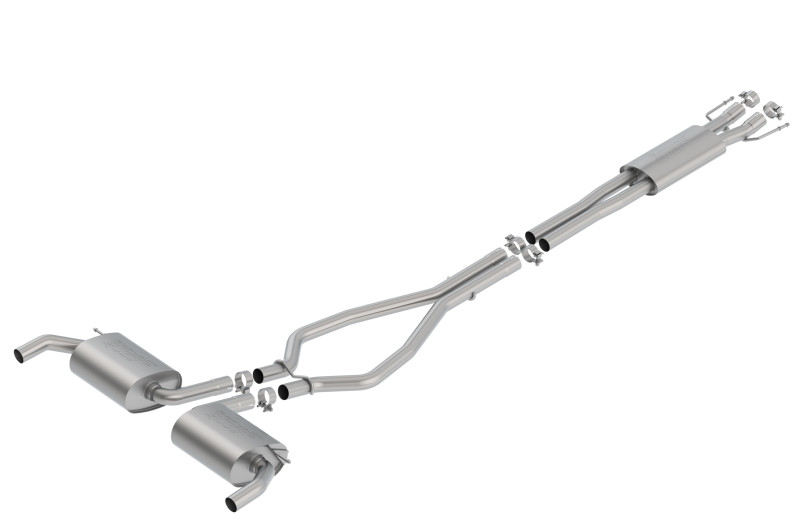 Borla Catback Exhaust System - S-Type - Uses Factory Tips (2019 - 2024 Edge ST) 140766