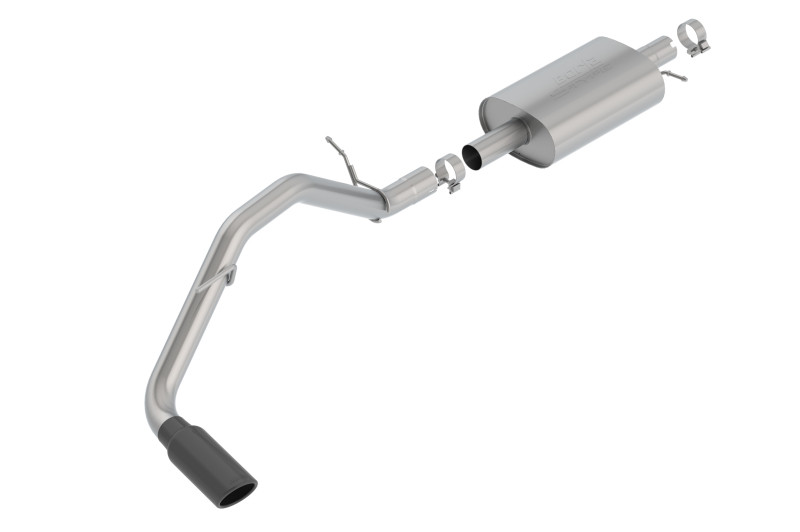 Borla Catback Exhaust System - S-Type - Black Chrome Tip (2019 - 2023 Ranger) 140788BC