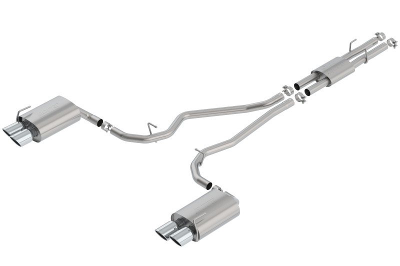 Borla Catback Exhaust System - ATAK - Chrome Tips (2020 - 2026 Explorer ST / 2020 - 2025 Aviator) 140821