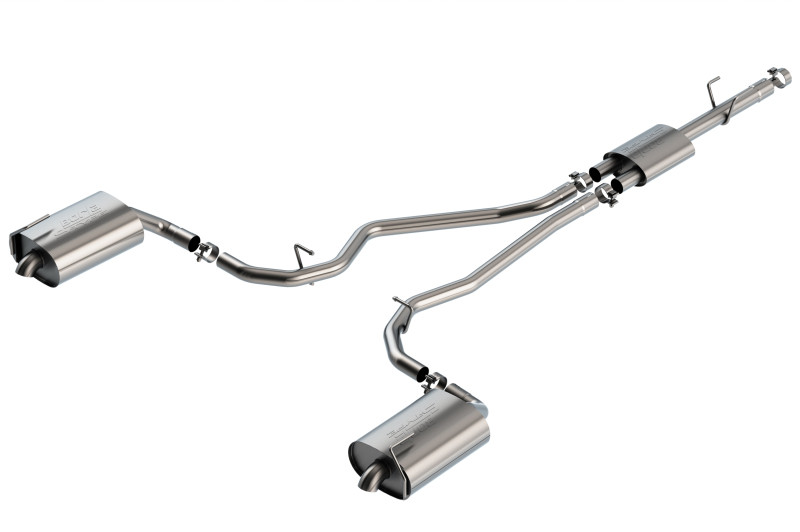 Borla Catback Exhaust System - S-Type - Turndown Tip (2020 - 2025 Explorer XLT) 140824