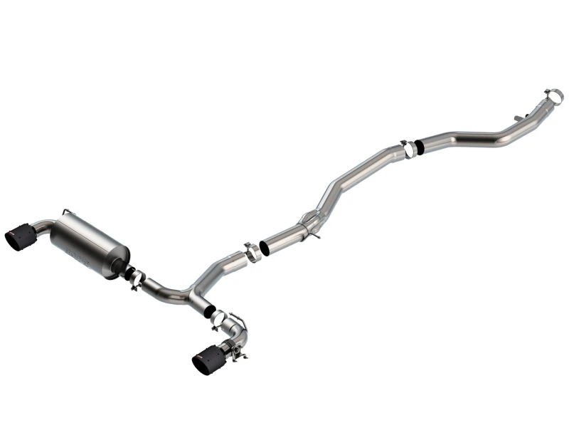 Borla Catback Exhaust System - ATAK - Carbon Fiber Tips (2020 - 2026 GR Supra) 140826CFBA