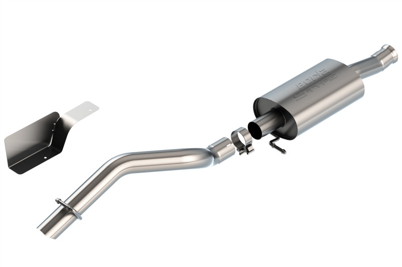 Borla Climber Catback Exhaust System - S-Type - Turn Down Tip (2018 - 2026 Wrangler) 140861