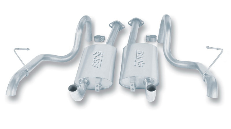 Borla Catback Exhaust System - Touring - Turn Down Pipes (1987 - 1993 Mustang GT) 14139
