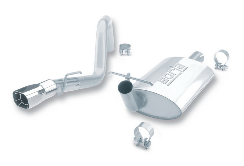 Borla Catback Exhaust System - Touring - Single Square (1991 - 1995 Wrangler) 14364
