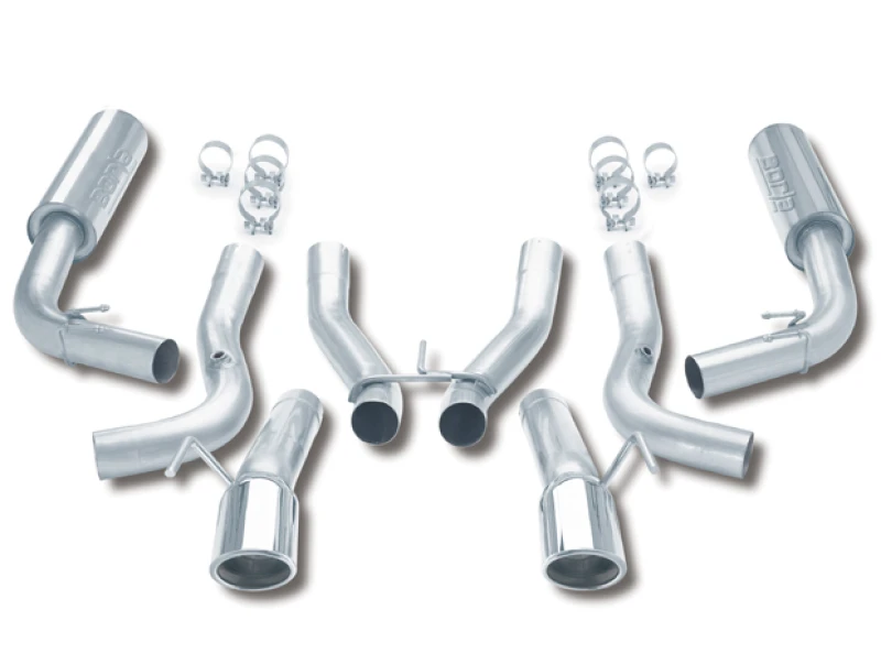 Borla Catback Exhaust System - S-Type - Polished Tips (1996 - 2002 Viper R/T) 14663