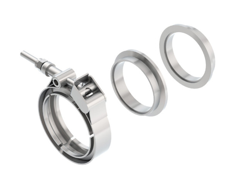 Borla 2.25" Universal Stainless Steel 3pc V-Band Clamp (Male and Female Flanges) 18007