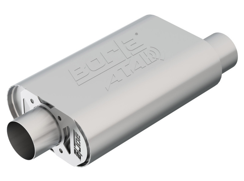 Borla CrateMuffler - ATAK - 3" Offset Inlet / 3" Center Outlet (Small Block Chevrolet) 400844