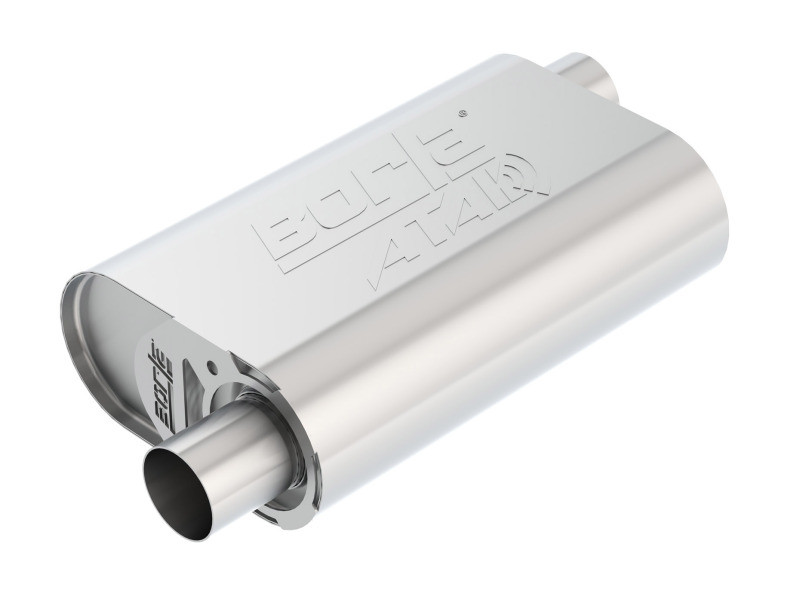 Borla CrateMuffler - ATAK - 2.25" Offset Inlet / 2.25" Offset Outlet (Small Block Chevrolet) 400847
