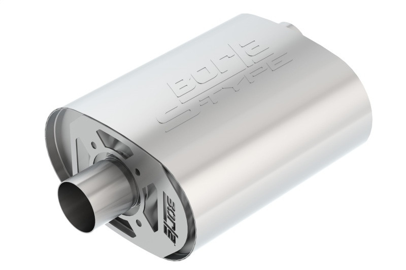 Borla CrateMuffler - S-Type - 2.5" Offset Inlet / 2.5" Center Outlet (Ford Coyote 5.0L V8) 400855