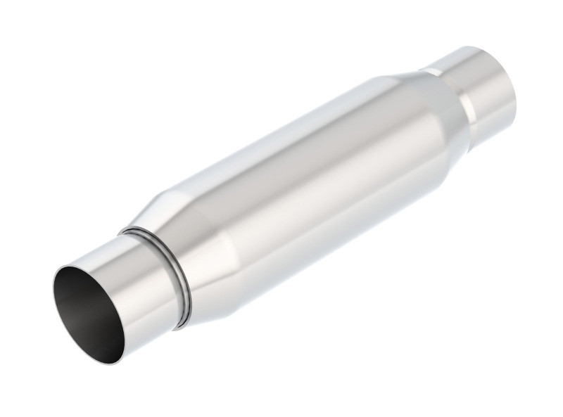 Borla CrateMuffler Resonator Option - Universal (2.5" Center Inlet / 2.5" Center Outlet) 400938