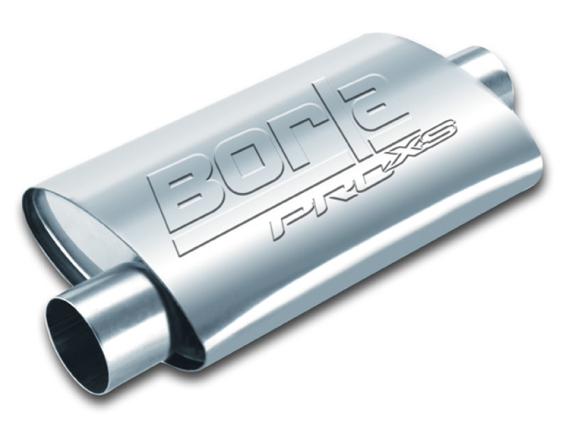 Borla Pro-XS Muffler - Universal - 2.5" Offset Inlet / 2.5" Center Outlet 40665