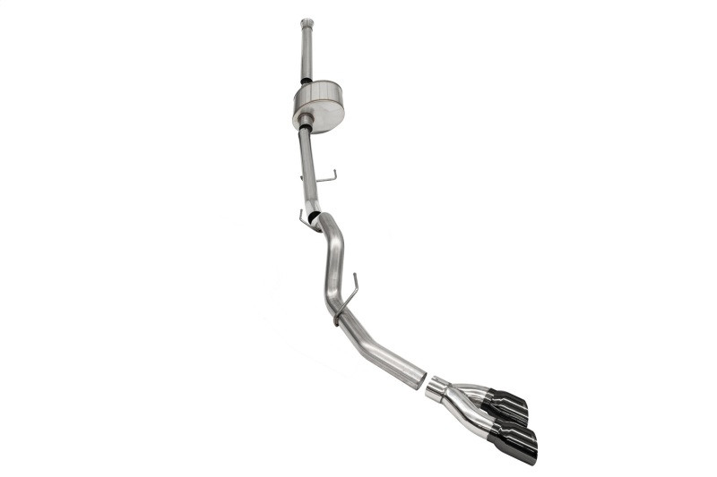 Corsa 3" Cat-Back Exhaust - Xtreme - Single Side Exit - Black Tips (2021 - 2026 F150 157.2" WB) 21151BLK