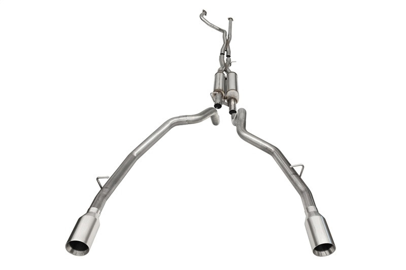 Corsa Catback Exhaust - Xtreme - Satin Polished Tips (2021 - 2024 Ram TRX 6.2L) 21189
