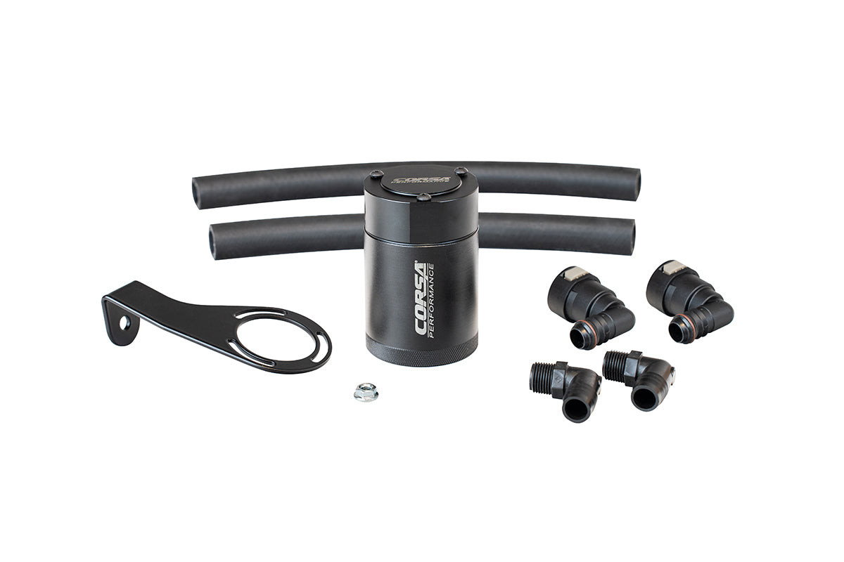 Corsa Oil Catch Can w/Bracket (2021-2022 Bronco 2.7L) CC0012