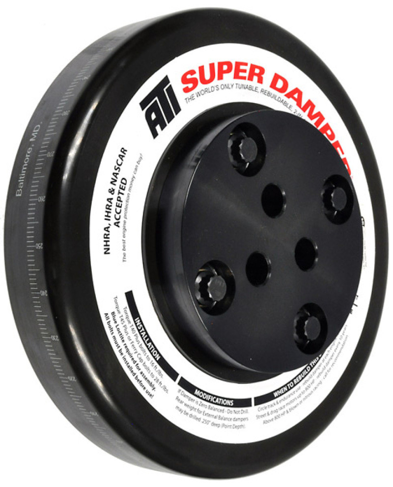 ATI Damper - 8.074" - Steel - 3 Ring (International 640 Diesel Tractor - Diesel) ATI917361