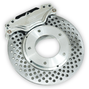 Aerospace Components 2 Piston Spindle Mount Front Drag Race Brake Kit For 1987-Present Strange Strut