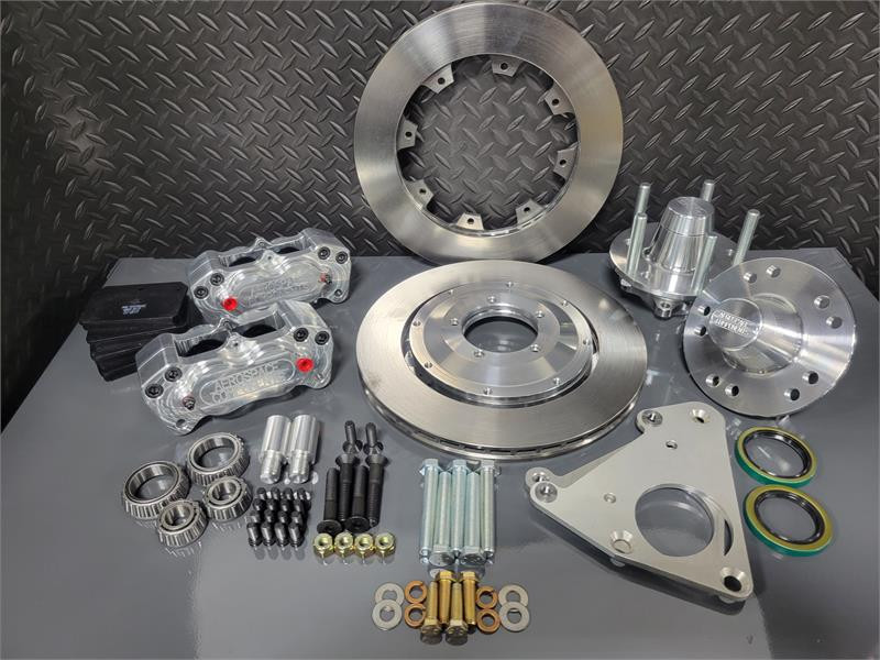 Aerospace Components 4 Piston Pro Street Front Brake Kit 63-67 Corvette, C2