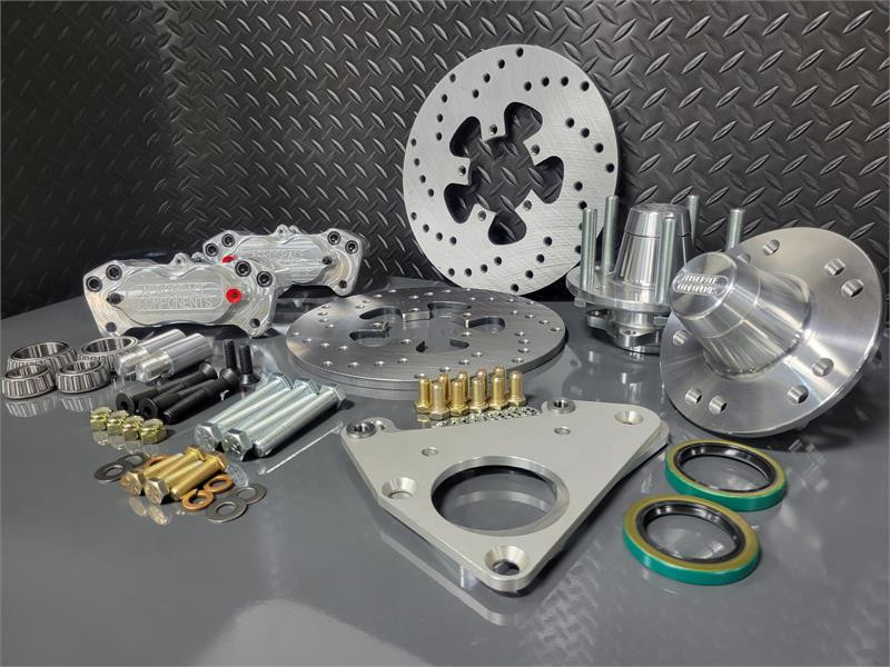Aerospace Components 4 Piston Heavy Duty Front Drag Race Kit 68-82 Corvette C3