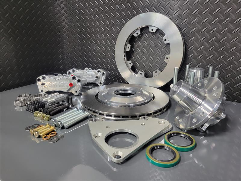 Aerospace Components 4 Piston Pro Street Front Brake Kit 61-63 Impala